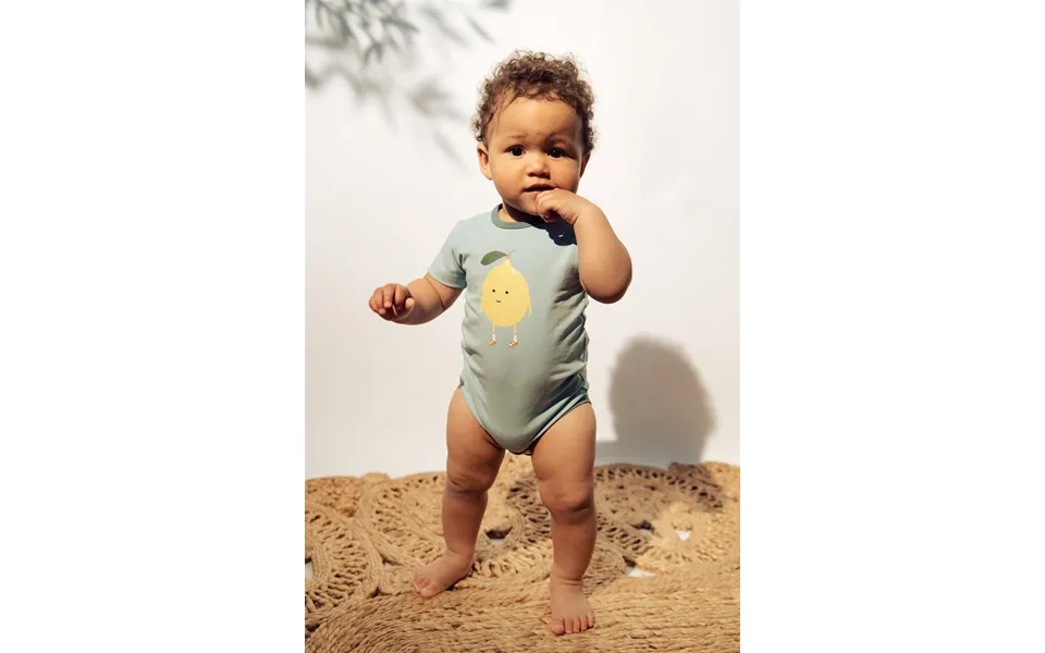 Organic Baby Body With Lemon Size 74 80cm 6-12m