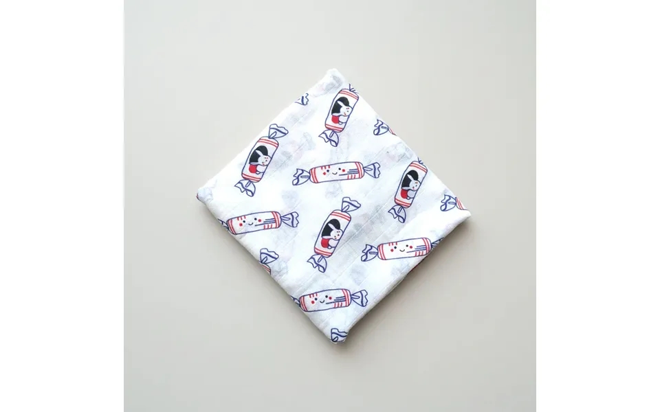 Organic Bamboo Blend Swaddle - Bunny Candy Design Bunny Candy