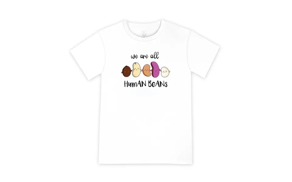Organic Cotton Adult T-shirt - Human Beans Size Small