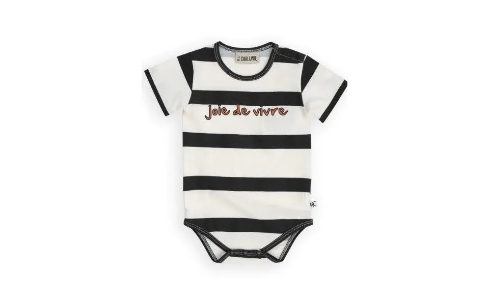 Organic Cotton Baby Body - Stripes Size 74 80cm 6-12m