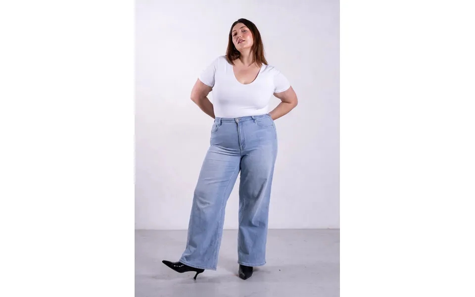 Organic Cotton V-neck Bodysuit - White Size S