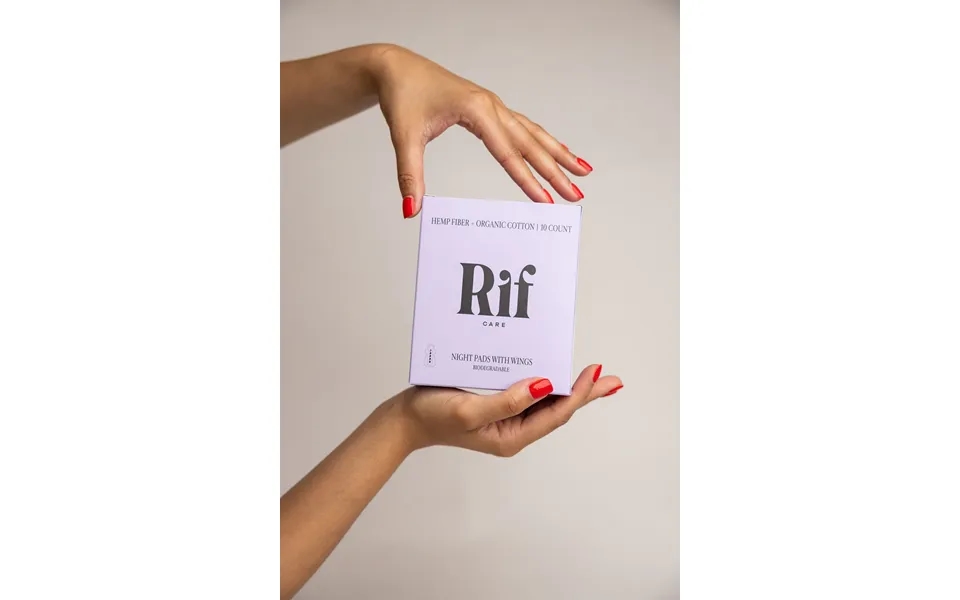 Organic Night Pads With Wings Long Size 1 Box - 10 Pads Total 8