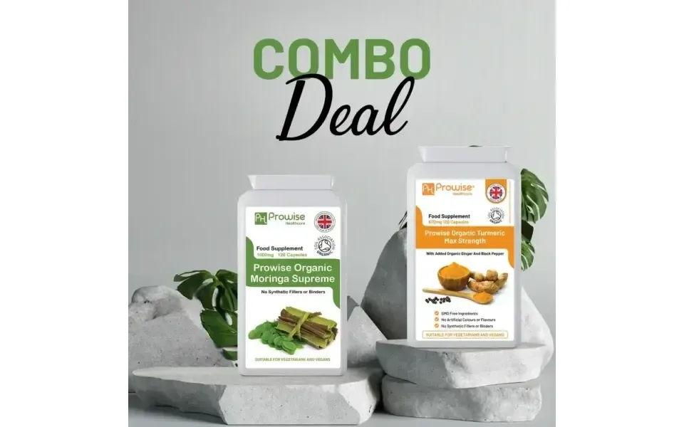 Organic Turmeric Moringa Supreme Suitable For Vegetarians & Vegans Made In Uk
