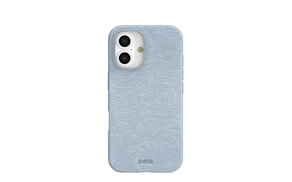 Powder Blue Ebb And Flow Iphone 16 Case