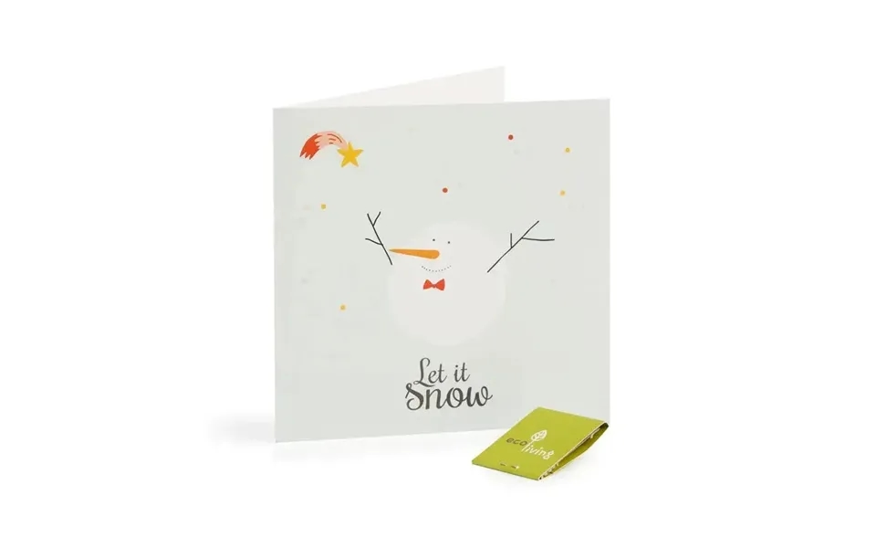 Recycled Christmas Cards - Cute Animal Cards Fsc 100% Style Snowman