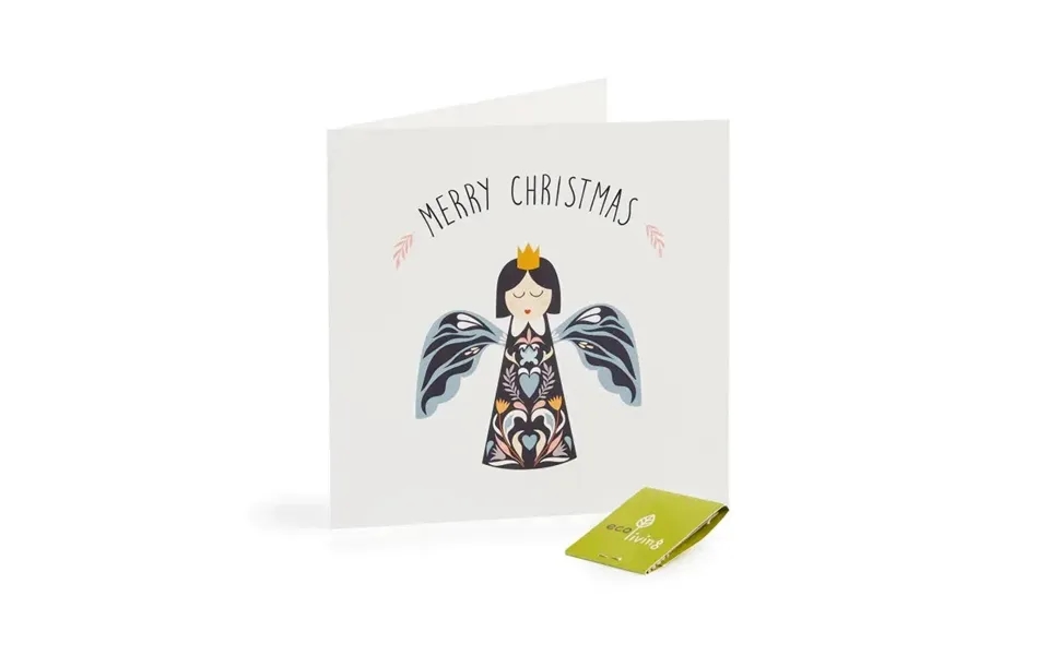 Recycled Christmas Cards - Zero Waste Fsc 100% Style Angel