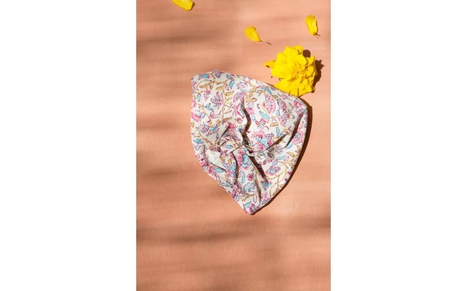 Recycled Girl's Turban - Padma Flower Size 3- 6 Months