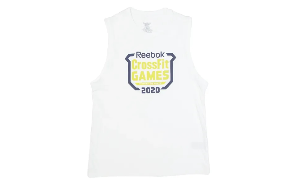 Reebok Crossfit Games 2020 Mens Vest White Sleeveless M