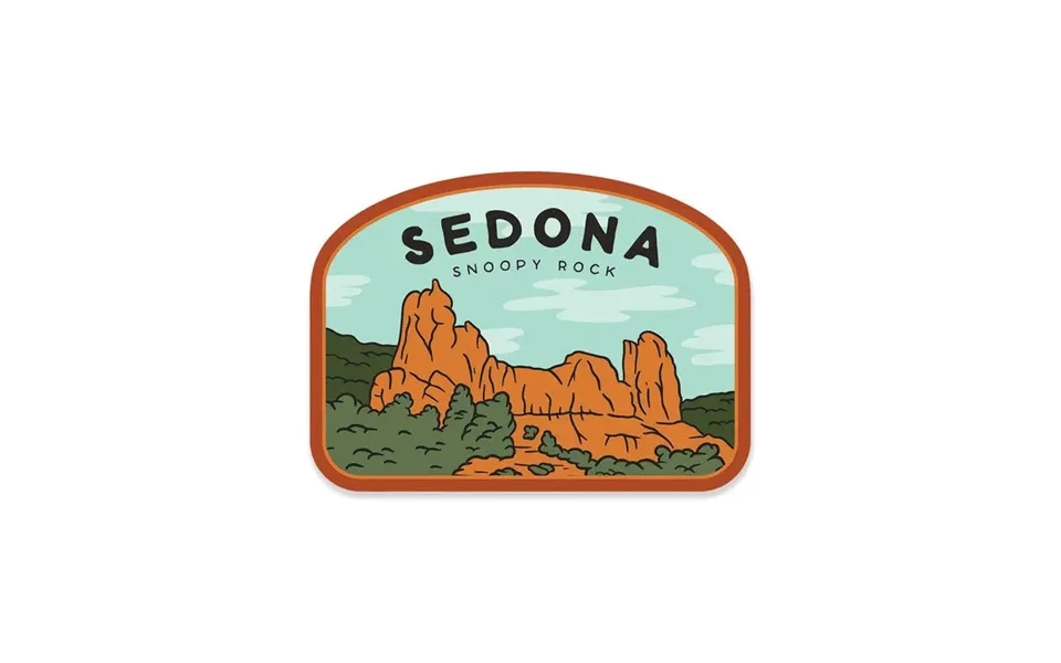 Sedona Snoopy Rock Sticker