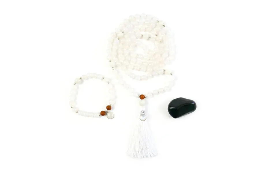 Selene Mala Moonstone Set