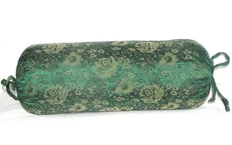 Silk Neck Pillow To Relax Color Blue