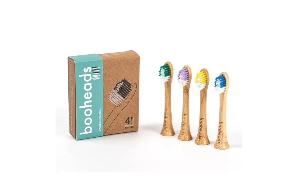 Soniboo - Bamboo Electric Toothbrush Heads Compatible With Sonicare* Deep Clean 4pk Multi