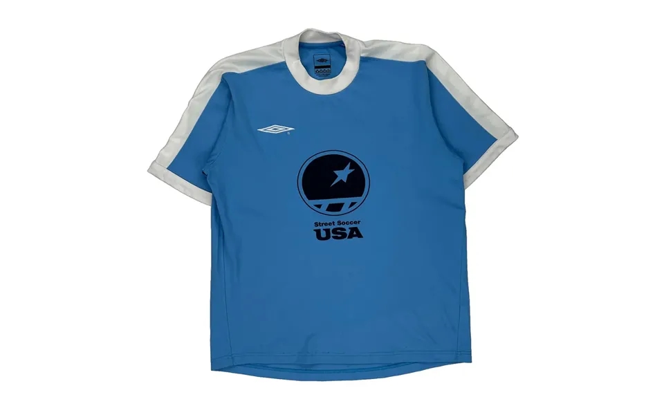 Street Soccer Usa Umbro Football Shirt - Medium Blue Polyester