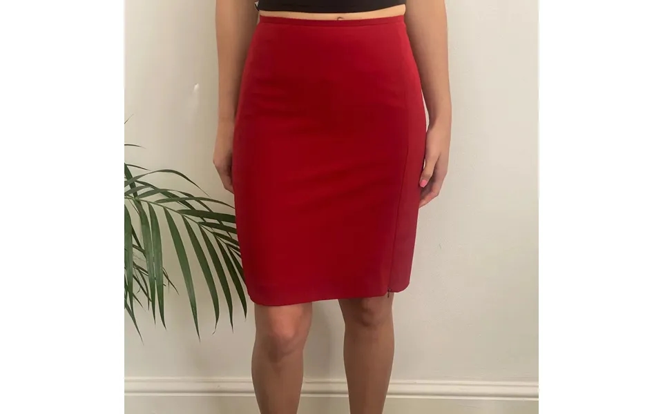 Taifun Mini Skirt - 25w Uk 6 Red Polyester Blend