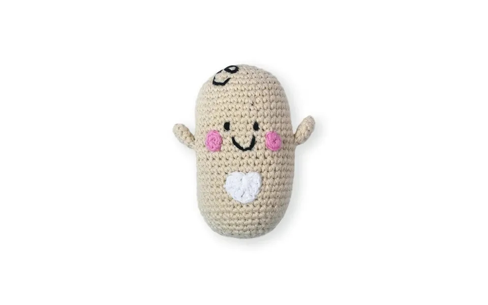 The Wee Bean Crochet Rattle Doll