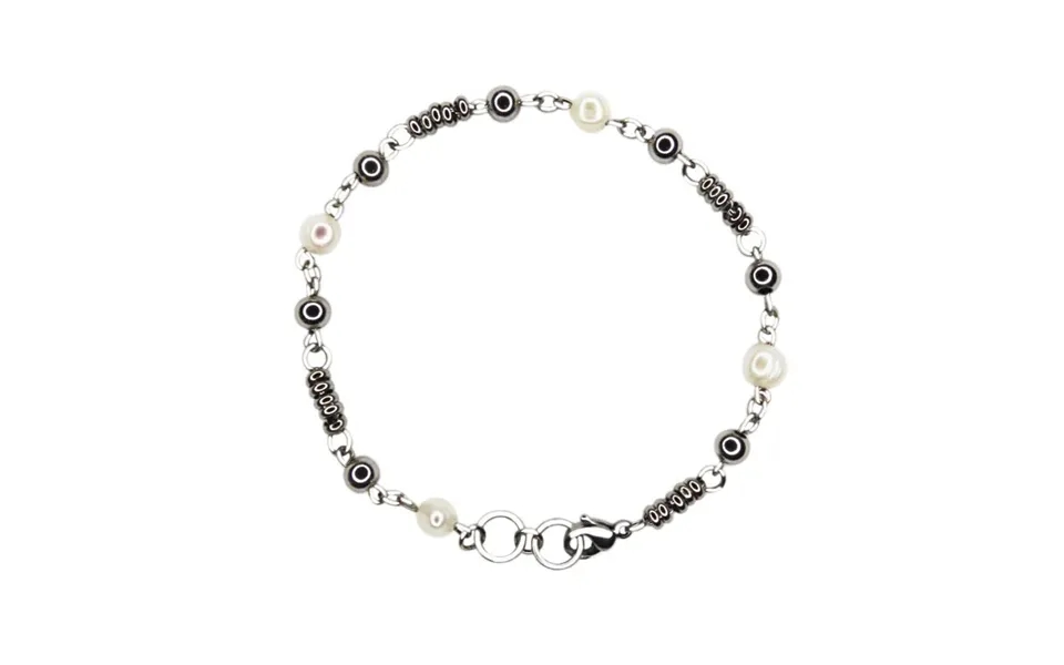 Timeless Silver Pearl Bracelet Stainless Steel Size 7