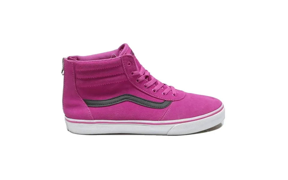 Vans Sk8-hi Girls High Top Trainers Pink Synthetic Uk 4.5 Kids Footwear Stylish