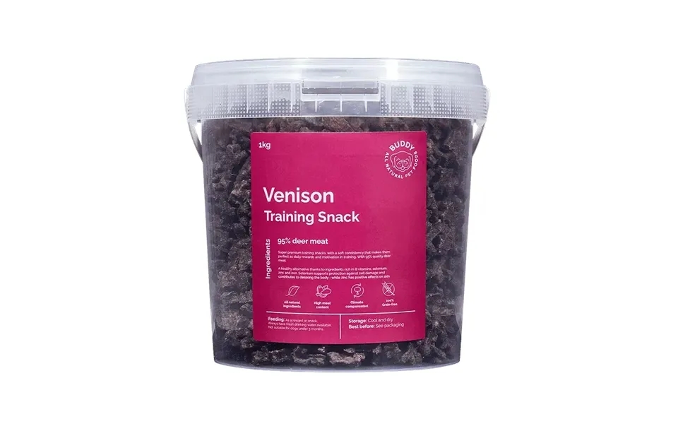 Venison Training Snacks Välj Storlek 1kg