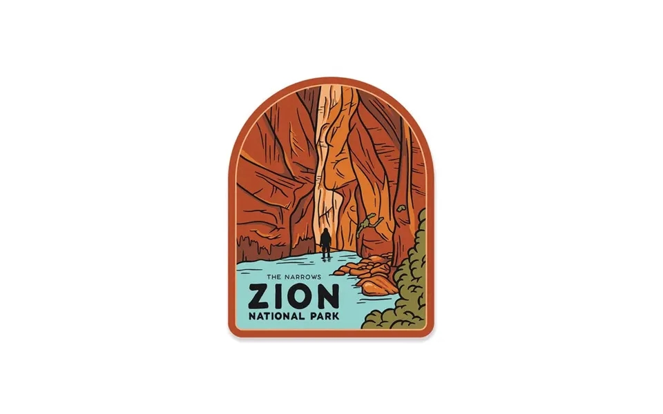 Zion The Narrows Sticker