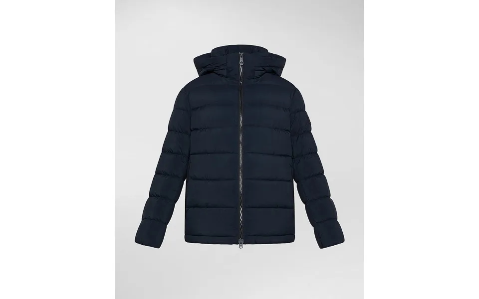 Blue Graphite Child Down Jacket