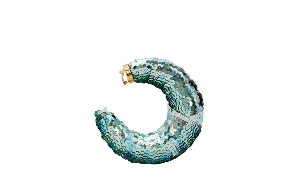 Croissant Earrings In Circle With Sequins Tom Ford