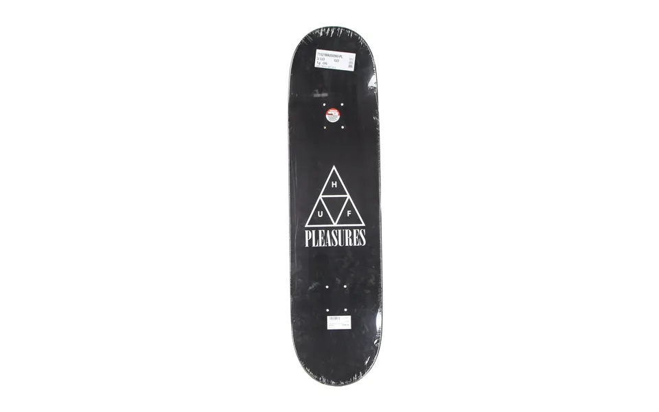 Gang Control Skate Deck X Pleasures Black Men's Skateboard Deck