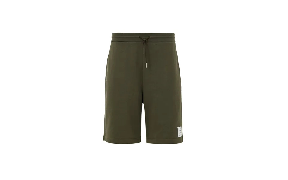 Green Shorts In Cotton Half Chestnut Thom Browne