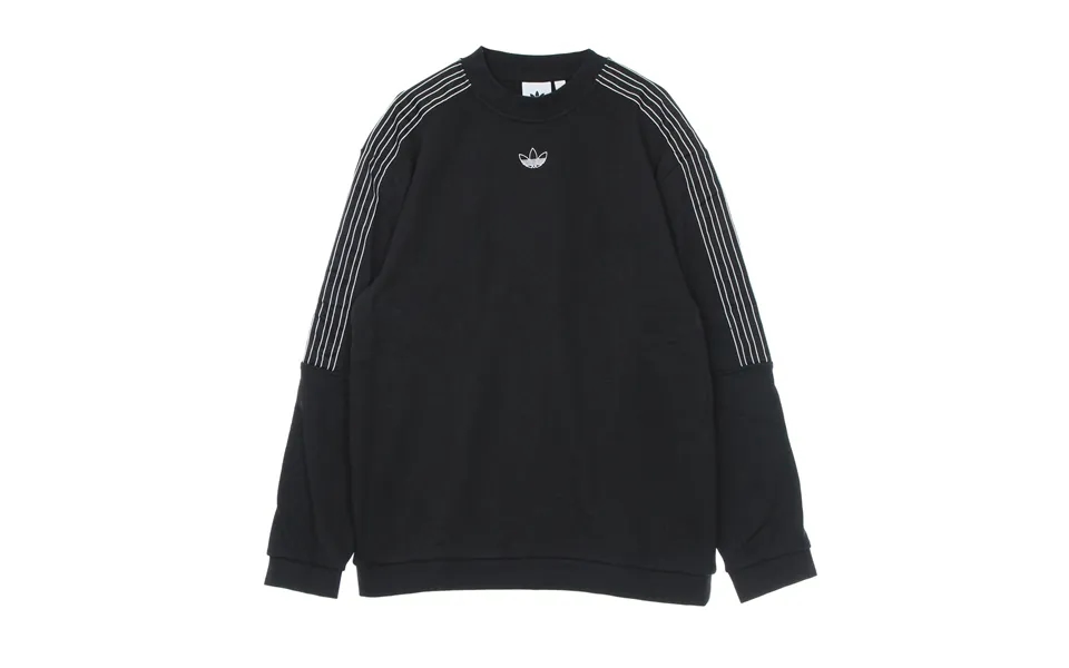 Men's Lightweight Crewneck Sweatshirt Sport Sweat Crew Black