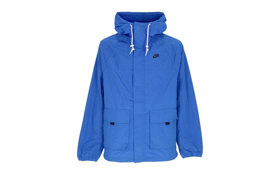 Men's Windbreaker Sportswear Club Bandon Jacket Game Royal Black