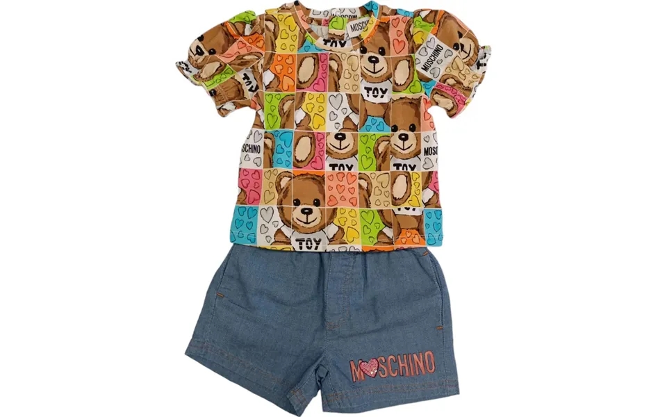 Moschino Blusa Shorts 40168 Blue Mdg015l0e22