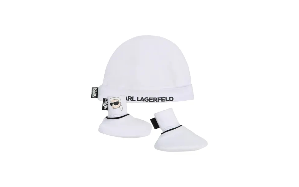 Set Child Unisex Karl Lagerfeld Cap And Scarpines