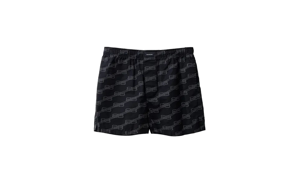 Shorts With Logo Allover Balenciaga