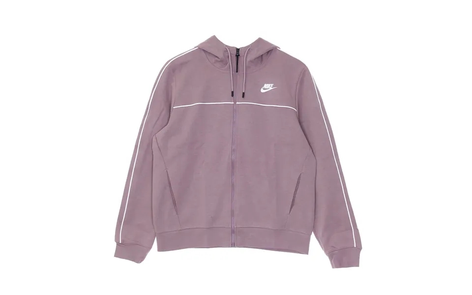Women's Lightweight Zip Hoodie W Sportswear Millenium Essential Fleece Full-zip Hoodie Purple Smoke White