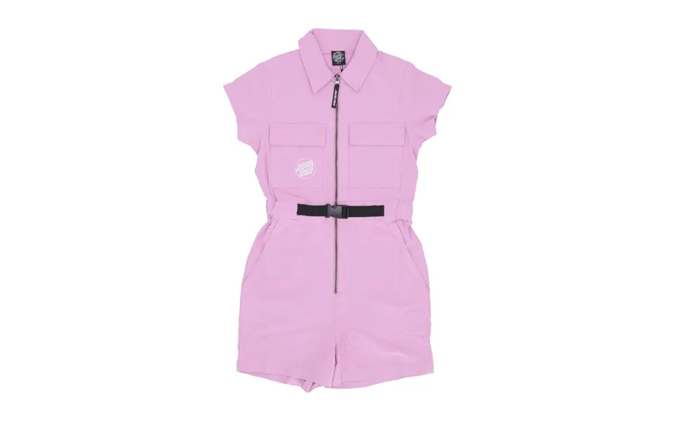 Women's Strip Cargo Playsuit Orchid