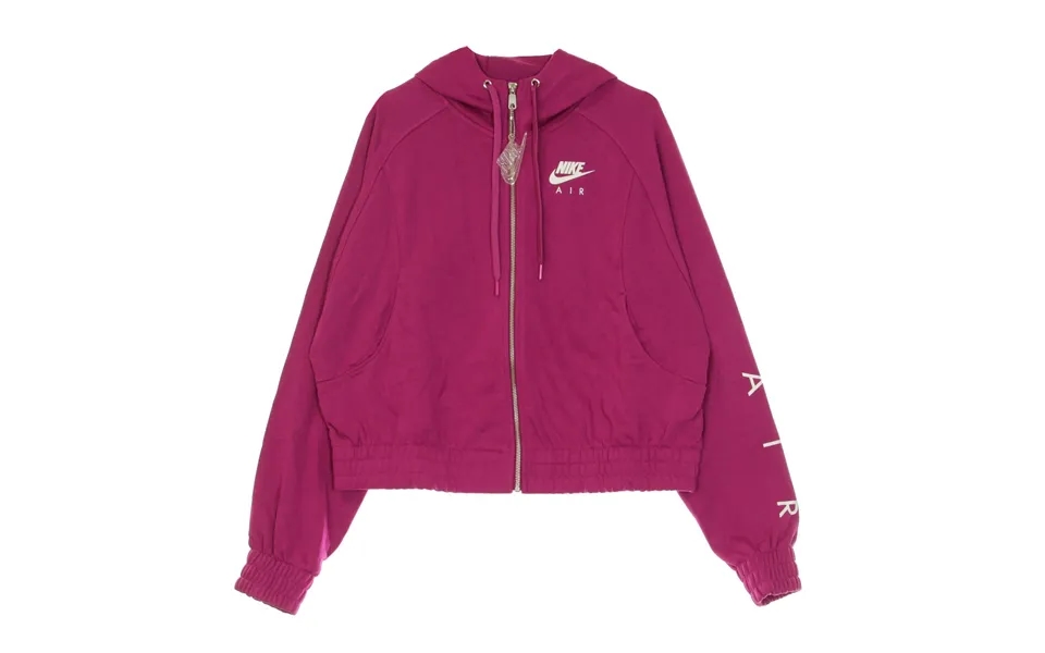 Women's Zip Hoodie Sportswear Air Hoodie Cactus Flower White