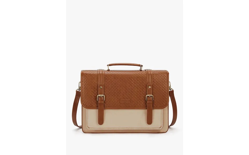 Dolce Weave Vegan Leather 15.6-inch Briefcase