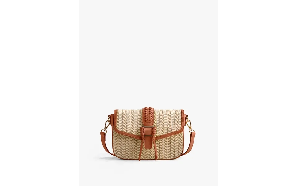 Marina Raffia Straw Crossbody Bag