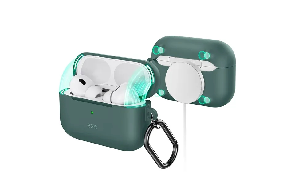 Airpods Pro 2023 2022 2019 Cloud Soft Case Halolock - Green