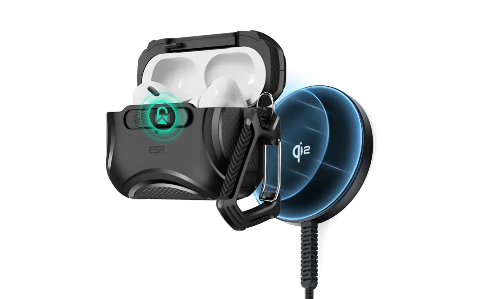 Cyber Flicklock Snap-and-charge Bundle For Airpods Pro 2023 2022 2019 - Black