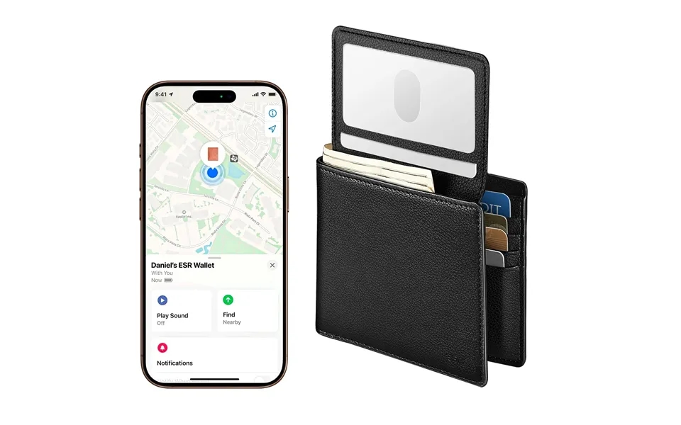 Geo Wallet With Find My - Twilight Black