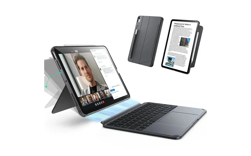 Ipad Air 11 M2 2024 Shift Tastaturhülle Abnehmbar - De Layout