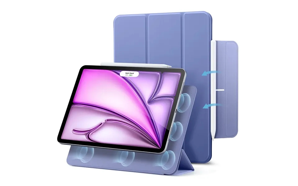 Ipad Air 13 2024 Rebound Magnetic Case - Purple