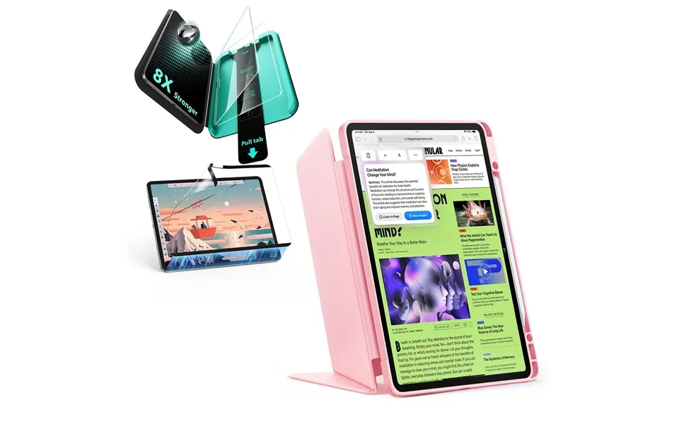Ipad Air 13 2025 Flip Transformation Bundle - Pink