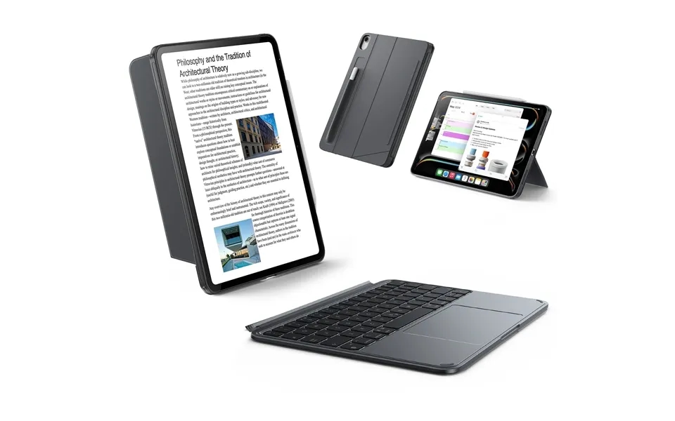 Ipad Air 13 M2 2024 Shift Tastaturhülle Abnehmbar - De Layout