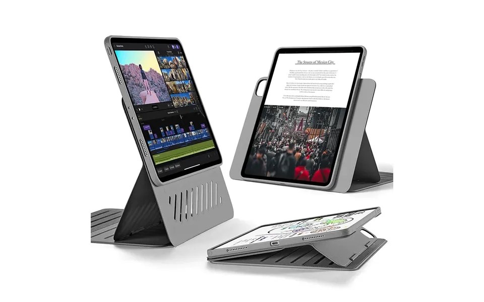 Ipad Pro 12.9 2022 2021 Shift Magnetic Case - Gray