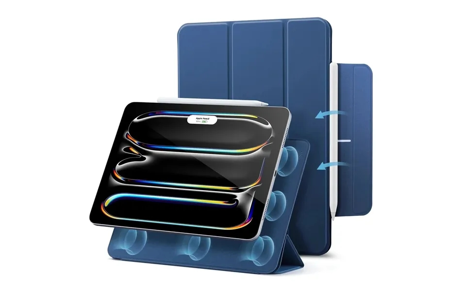 Ipad Pro 13 2025 Rebound Magnetic Case- Navy Blue - Navy Blue