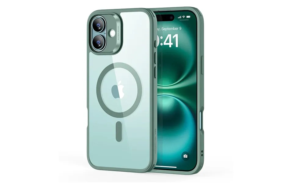 Iphone 16 Plus Classic Hybrid Case Halolock - Clear Green