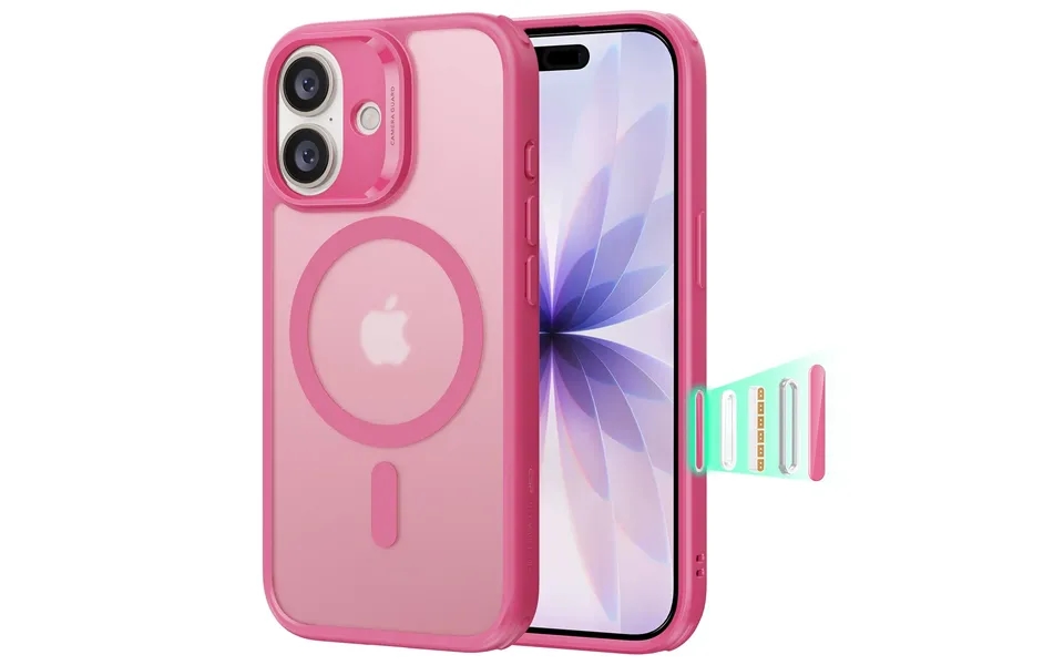 Iphone 17 Classic Hybrid Magnetic Case Camera Control - Frosted Pink
