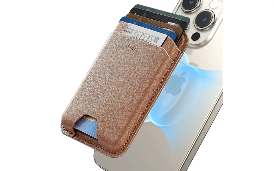 Magnetic Wallet Boost Halolock - Brown