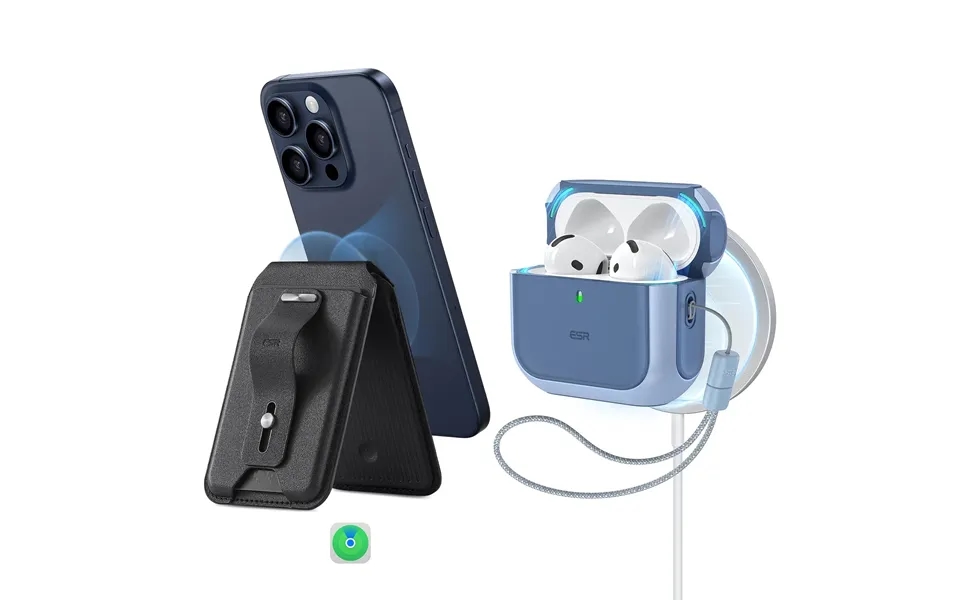 Orbit Hybrid Everyday-carry Bundle For Airpods 4 - Blue